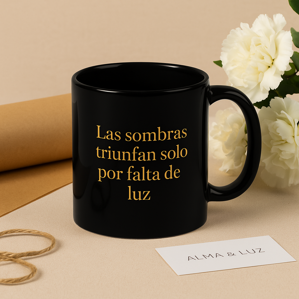 Taza Triunfo de la Luz – Fe, Inspiración y Elegancia