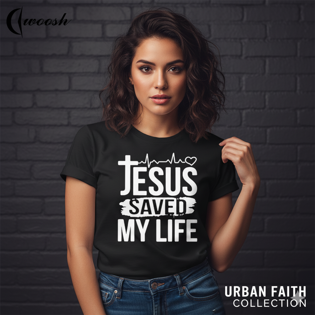 Camiseta “Vive en Fe” – Moda cristiana unisex con mensaje inspirador | Alma & Luz