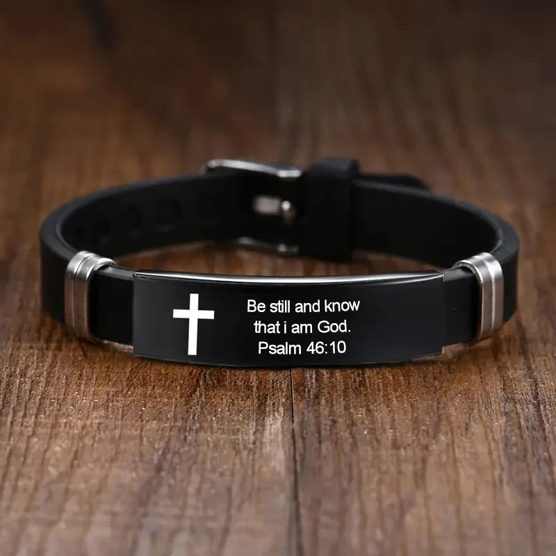 Pulsera cristiana “Fe Inquebrantable” – Inspiración y fortaleza | Alma & Luz