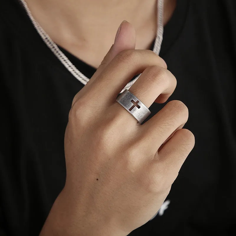 Set cristiano “Fortaleza en la Fe” – Collar, pulsera y anillo | Alma & Luz