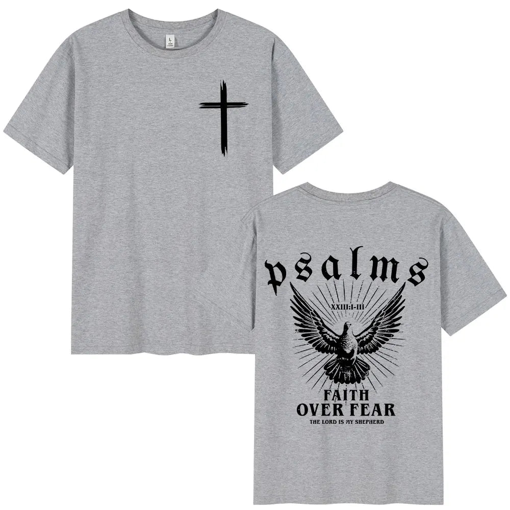 Camiseta cristiana Faith Over Fear – Moda con mensaje de fe para hombre y mujer | Alma & Luz